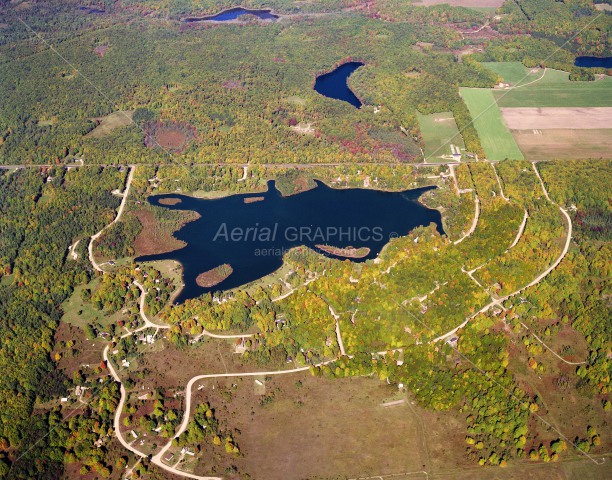 Lewis Lake in Otsego County, Michigan